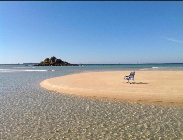 Apartamento Corrubedo Vistas Mar Y Playa Bagian luar foto